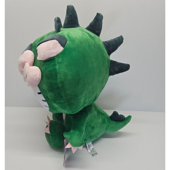 Sanrio Hello Kitty Plush Green Dragon Costume 17 Inch Jumbo Stuffed Toy - Picture 4 of 8